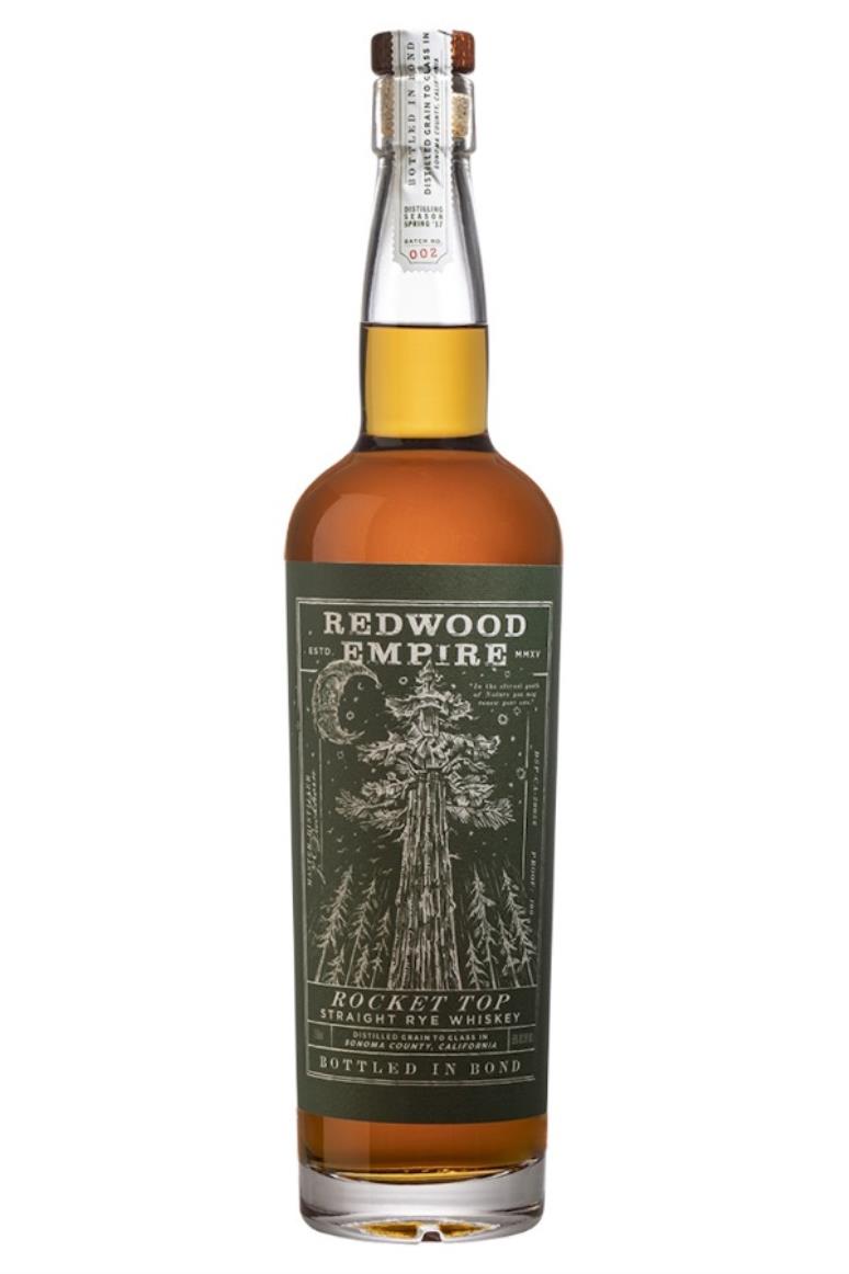 Redwood Empire Rocket Top Straight Rye Whiskey