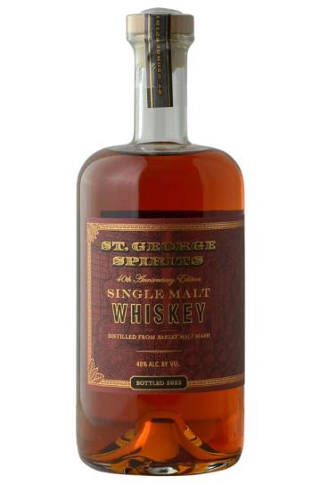 St. George Spirits 40th Anniversary Single Malt Whiskey