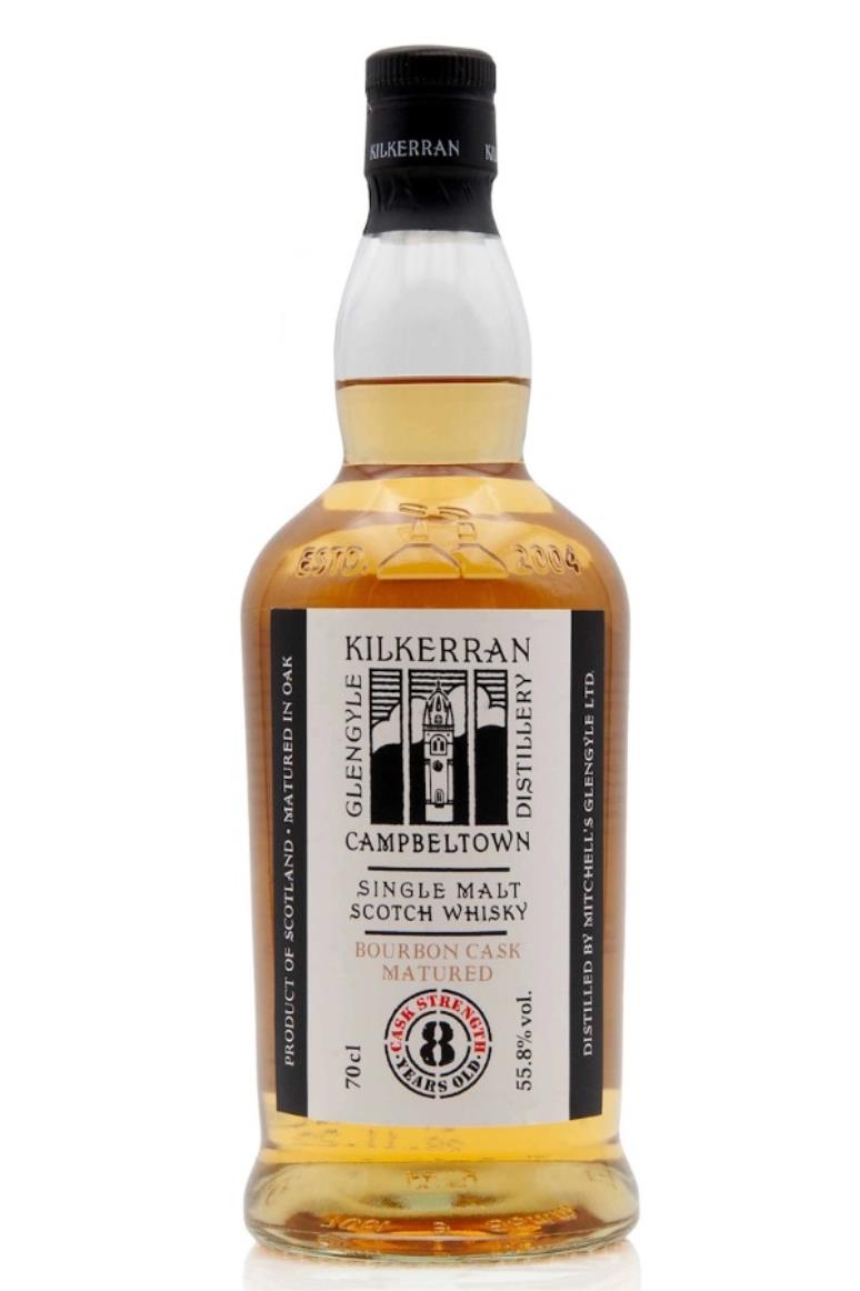 Glengyle Distillery Kilkerran Bourbon Cask Matured 8 Year Old Single Malt Scotch Whisky