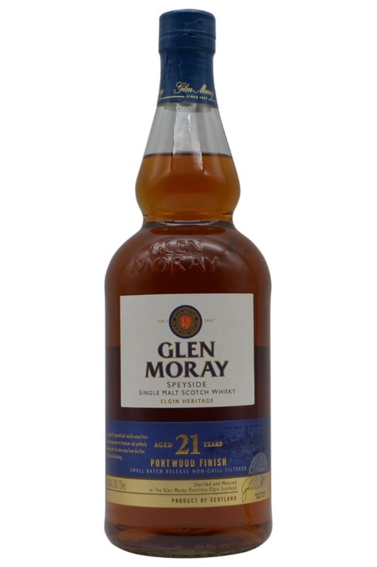 Glen Moray 21 Year Single Malt Scotch