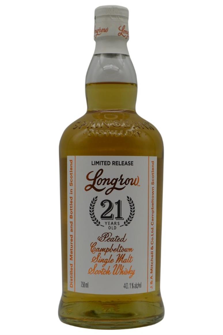 Longrow 21 Year Old Peated Single Malt Scotch Whisky