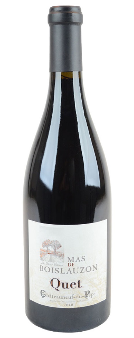 2012 Mas de Boislauzon Chateauneuf du Pape Cuvee du Quet
