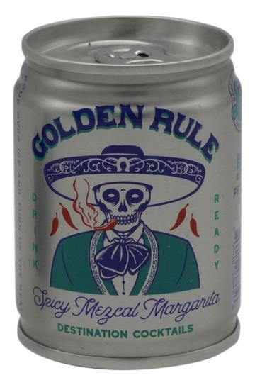 Golden Rule Spirits Spicy Mezcal Margarita Cocktail 100ml Single Can