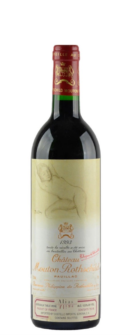 1993 Mouton-Rothschild Bordeaux Blend