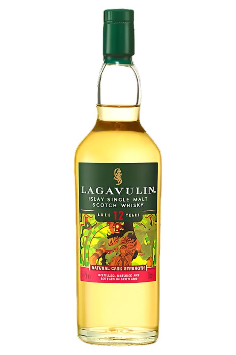 Lagavulin Natural Cask Strength 12 Year Old Single Malt Scotch Whisky