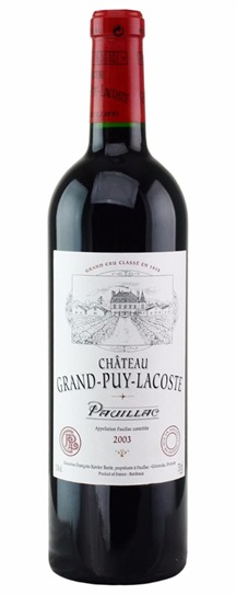 2003 Grand-Puy-Lacoste Bordeaux Blend