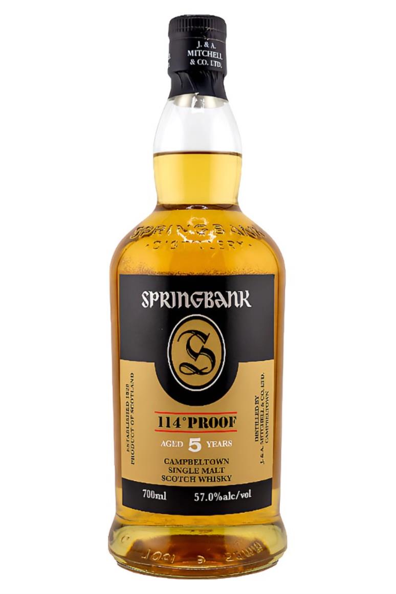 Springbank 5 Year Old 114 Proof Single Malt Scotch Whisky