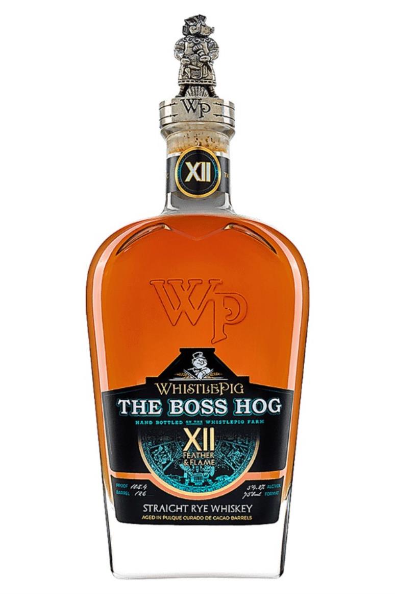 WhistlePig The Boss Hog XII Feather & Flame Straight Rye Whiskey