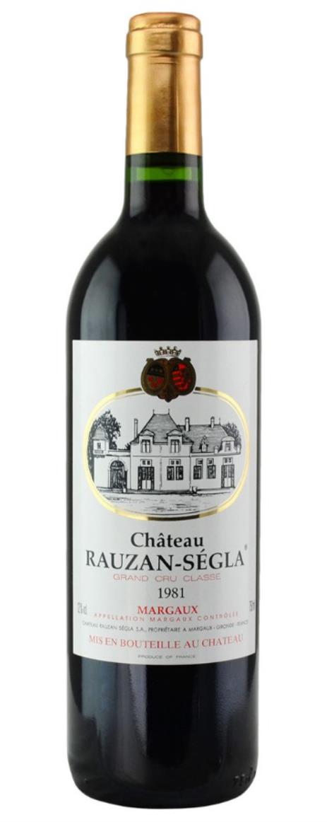 1981 Rauzan-Segla (Rausan-Segla) Bordeaux Blend
