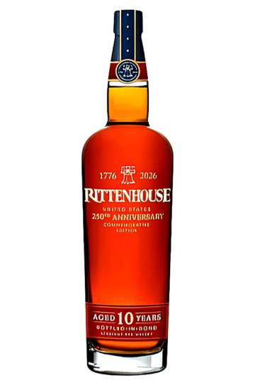 Rittenhouse 10 Year Bottled in Bond America 250th Edition Straight Rye Whiskey