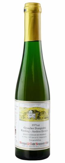 1971 P. Licht Bergweiler Erben Graacher Domprobst Riesling Eiswein