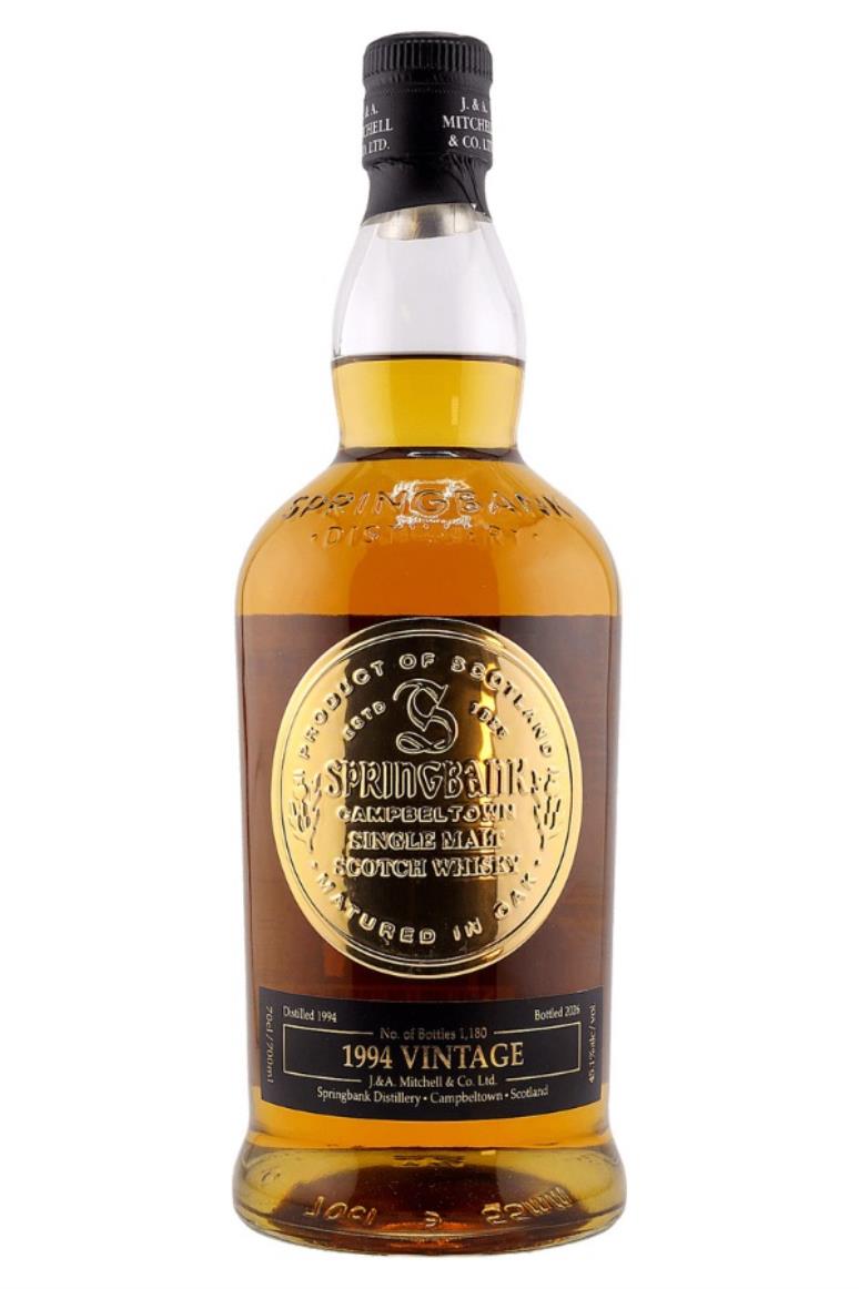 Springbank 31 Year Old Vintage Cask Strength Single Malt Scotch Whisky [2026 Release]