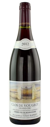 2012 Domaine Gerard Raphet Clos Vougeot