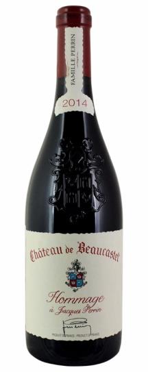 2014 Chateau de Beaucastel Chateauneuf du Pape Hommage A Jacques Perrin