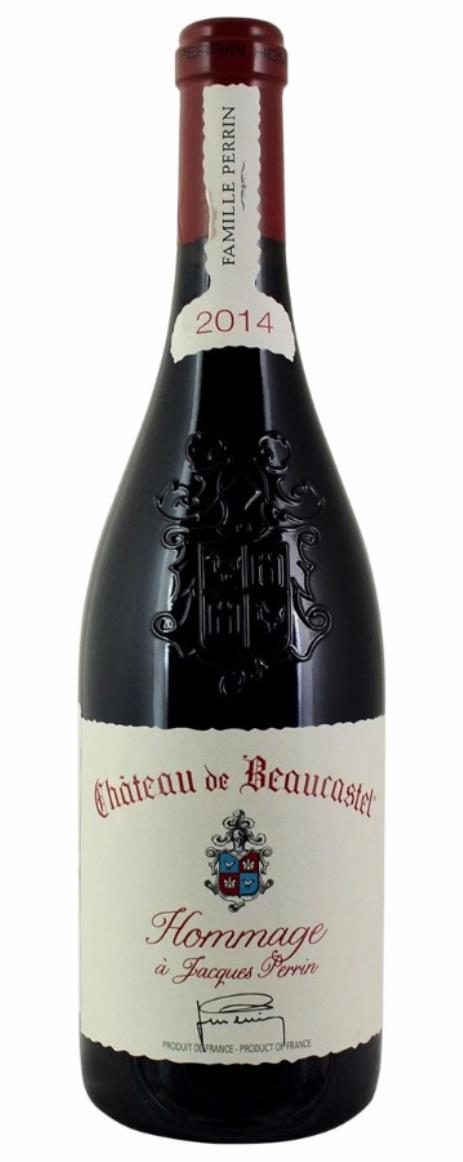 2014 Chateau de Beaucastel Chateauneuf du Pape Hommage A Jacques Perrin