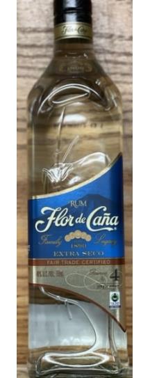 Flor de Cana Extra Dry Seco 4 Year Old White Rum