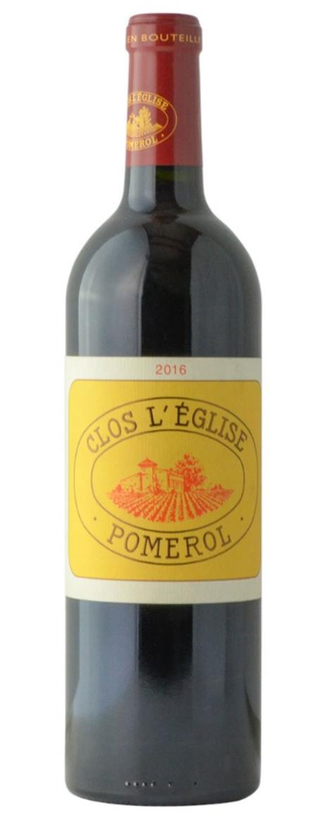 2016 Clos l'Eglise Bordeaux Blend