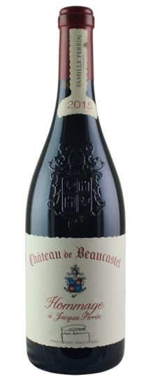 2015 Chateau de Beaucastel Chateauneuf du Pape Hommage A Jacques Perrin