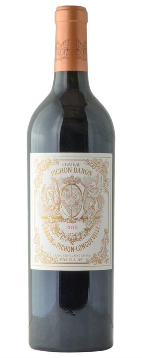 2018 Pichon-Longueville Baron Bordeaux Blend