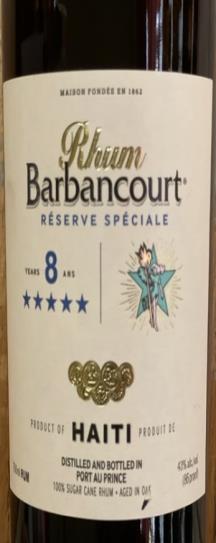 Rhum Barbancourt Five Star Reserve Speciale 8 Year Old Rum