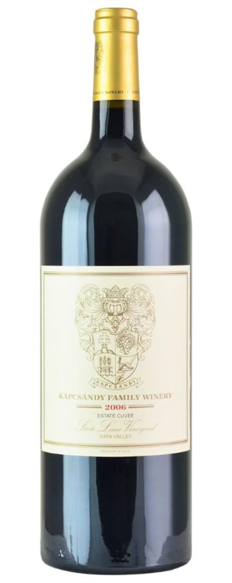 2006 Kapcsandy Family Winery Cabernet Sauvignon Estate Cuvee