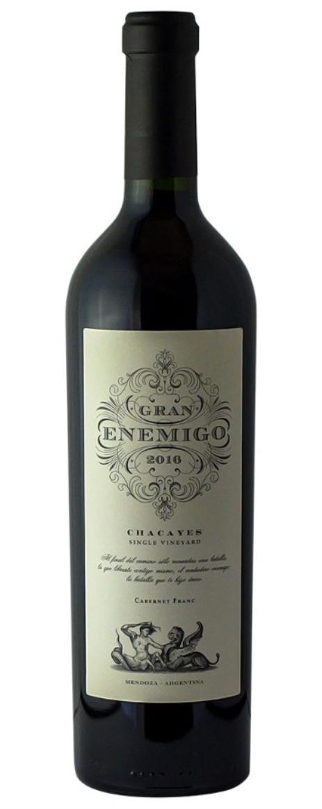 2021 Gran Enemigo Gran Enemigo Chacayes Single Vineyard Cabernet Franc