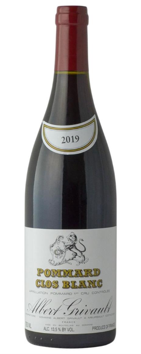2019 Domaine Albert Grivault Pommard le Clos Blanc