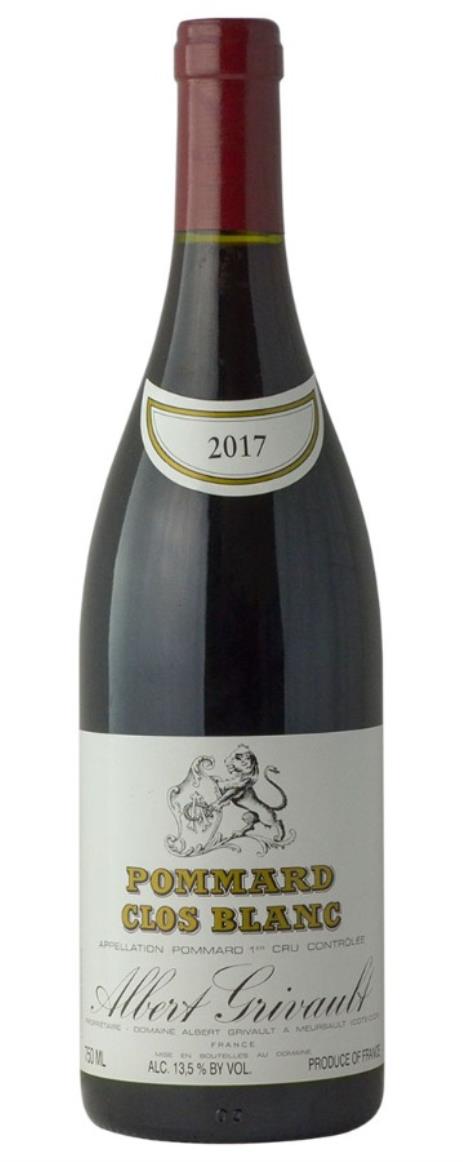 2017 Domaine Albert Grivault Pommard le Clos Blanc