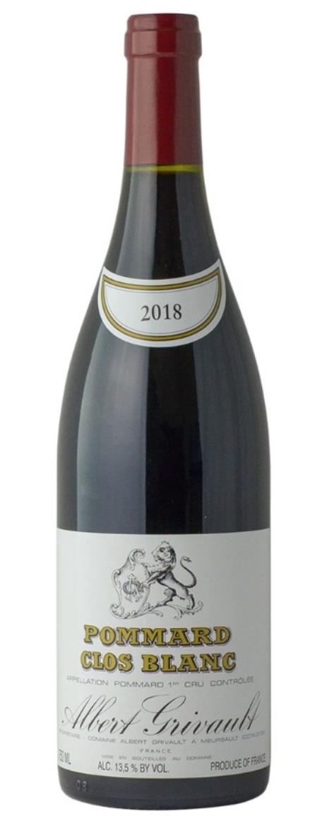 2018 Domaine Albert Grivault Pommard le Clos Blanc
