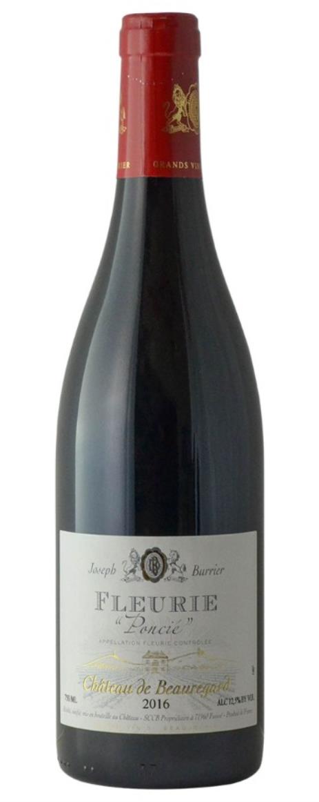 2016 Joseph Burrier Chateau de Beauregard Fleurie Poncie