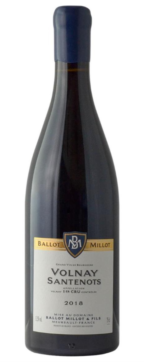 2018 Domaine Ballot-Millot Volnay Santenots