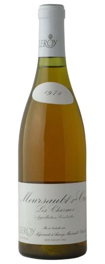 1978 Maison Leroy Meursault Charmes