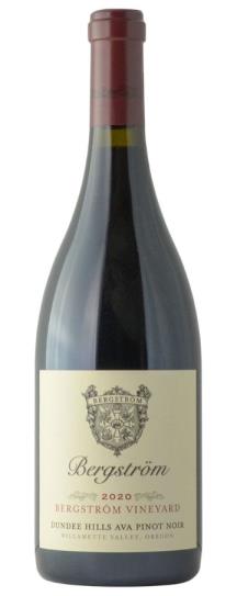 2020 Bergstrom Pinot Noir Bergstrom Vineyard