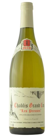 2018 Domaine Vincent Dauvissat Chablis les Preuses Grand Cru