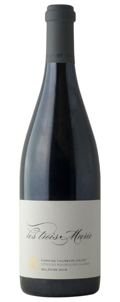 2019 Domaine Thunevin-Calvet Cotes du Roussillon Villages Cuvee Les Trois Marie