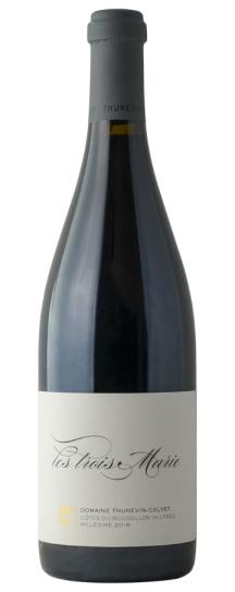 2016 Domaine Thunevin-Calvet Cotes du Roussillon Villages Cuvee Les Trois Marie