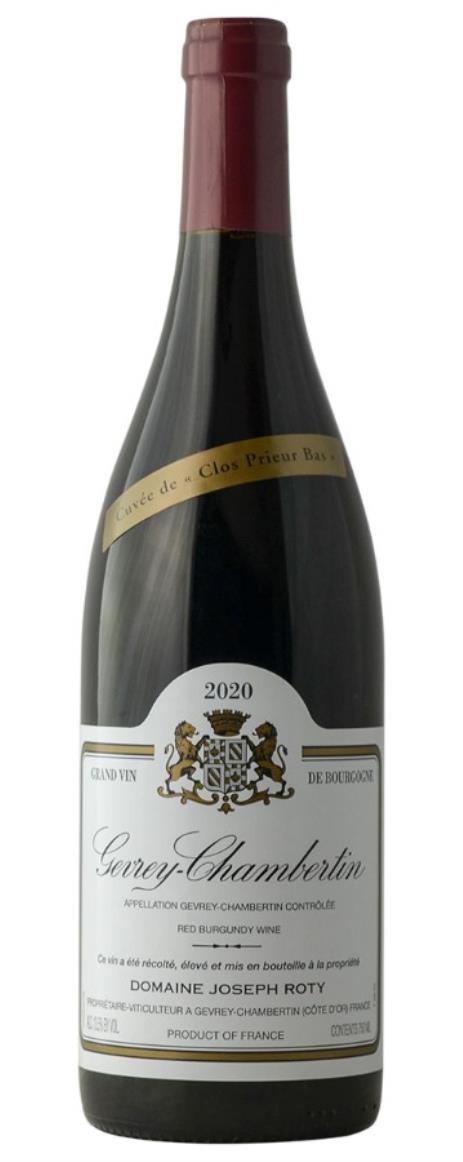 2020 Domaine Joseph Roty Gevrey Chambertin Clos Prieur Bas
