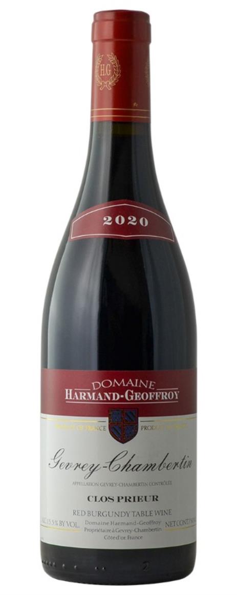 2020 Harmand-Geoffroy Gevrey Chambertin Clos Prieur