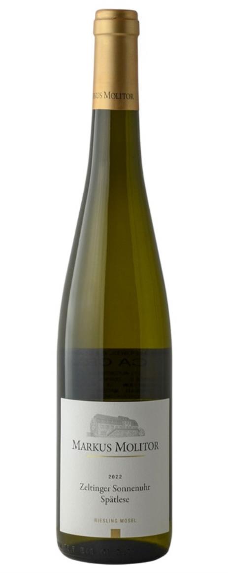 2022 Markus Molitor Zeltinger Sonnenuhr Riesling Spatlese Gold Cap