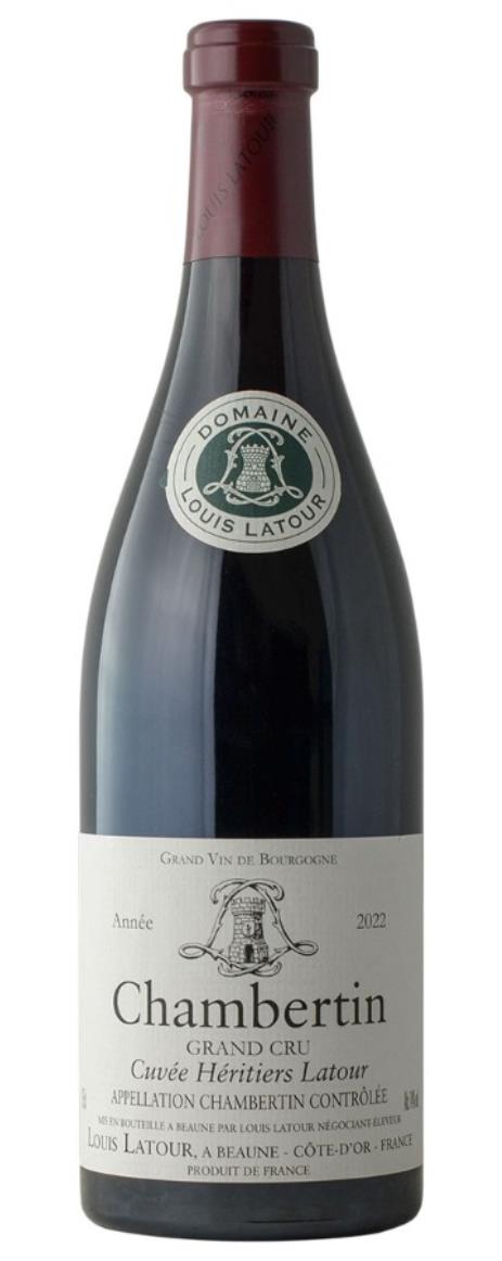 2022 Domaine Louis Latour Chambertin Cuvee Heritiers