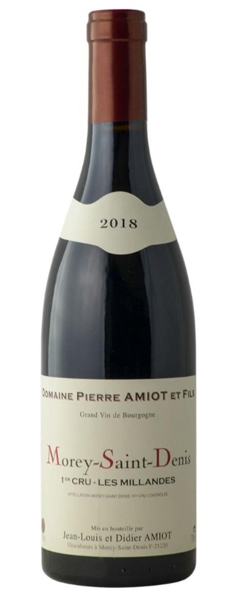 2018 Domaine Pierre Amiot Morey Saint Denis Les Millandes 1er Cru