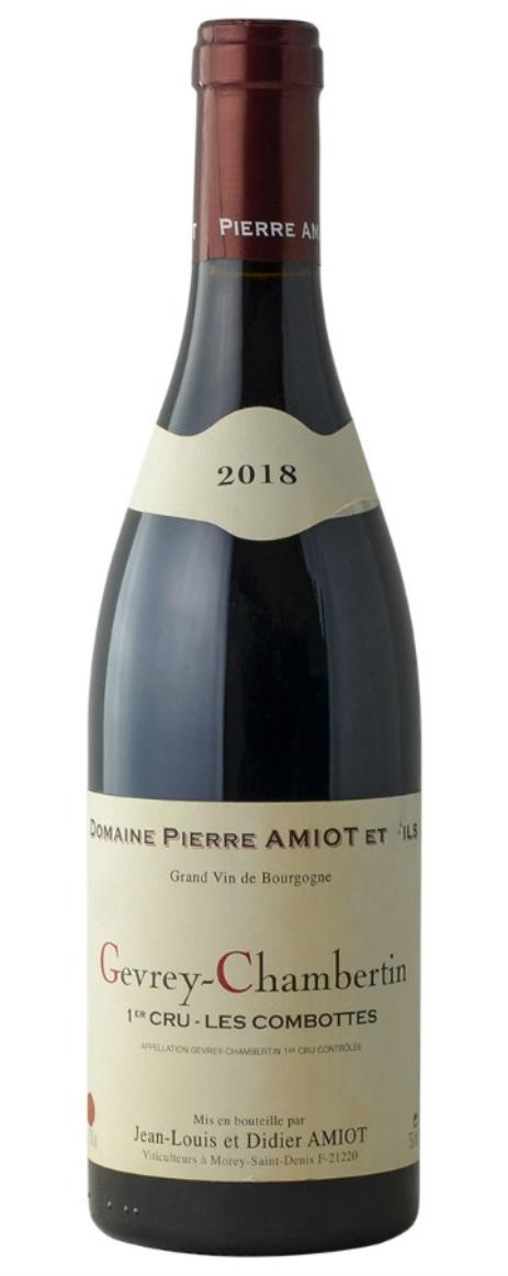 2018 Domaine Pierre Amiot Gevrey-Chambertin 1er Cru Les Combottes Bin Soiled Label