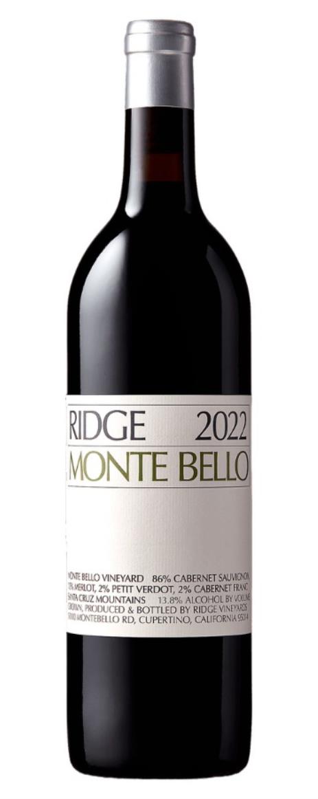 2022 Ridge Monte Bello