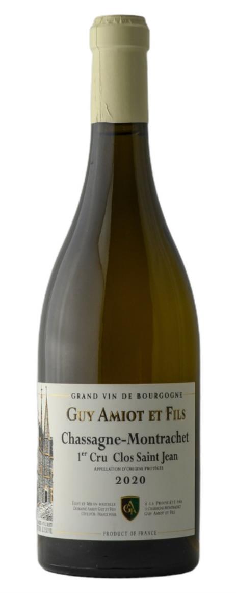 2020 Domaine Guy Amiot et Fils Chassagne Montrachet 1er Cru Clos Saint-Jean
