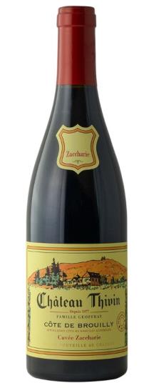 2024 Chateau Thivin Cote de Brouilly Cuvee Zaccharie