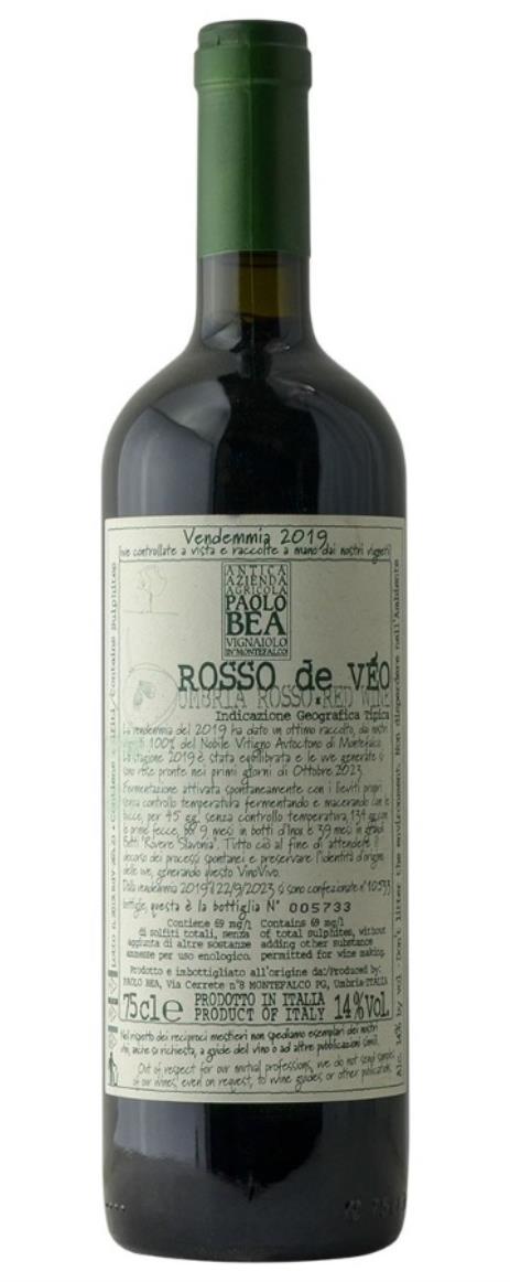 2019 Paolo Bea Rosso de Veo Umbria