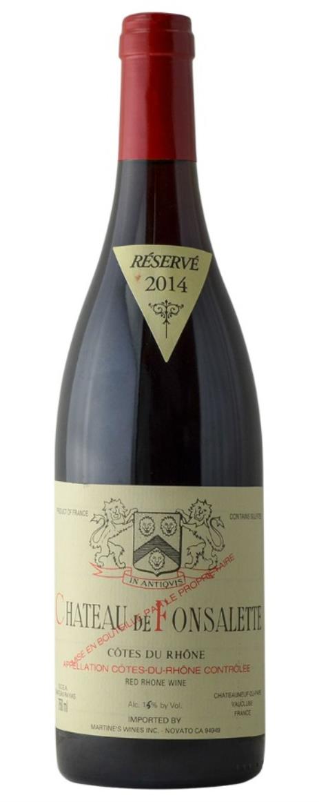 2014 Chateau Rayas Fonsalette Cotes du Rhone