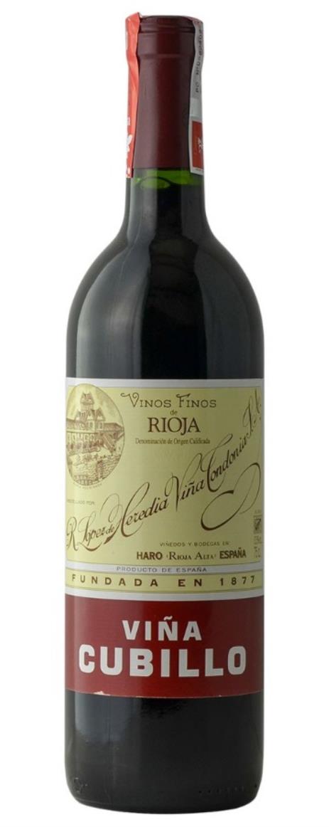 2018 Lopez De Heredia Rioja Vina Cubillo