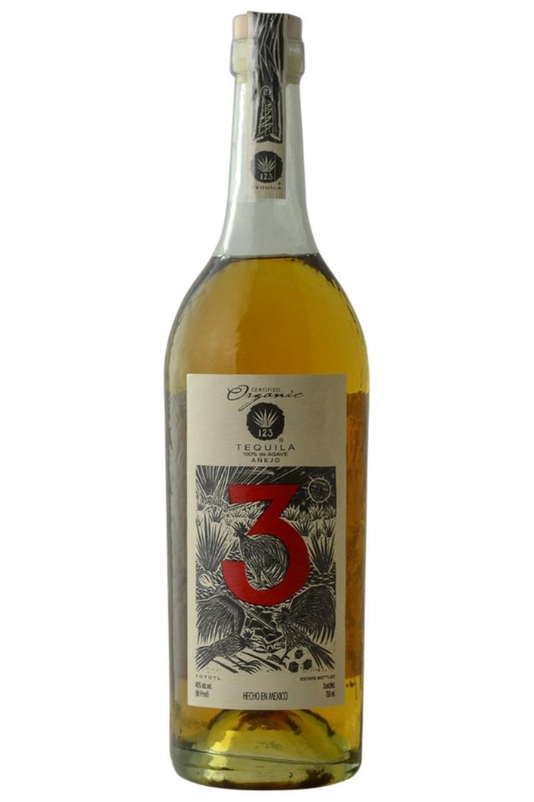 123 Organic Tequila Tres Anejo