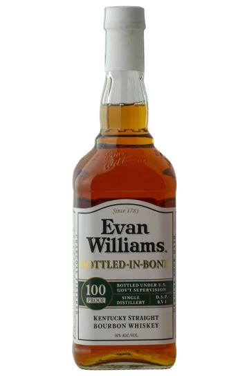 Heaven Hill Evan Williams White Label Bottled in Bond Kentucky Straight Bourbon Whiskey